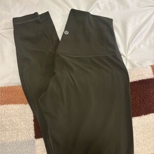 lululemon Dark Olive Leggings